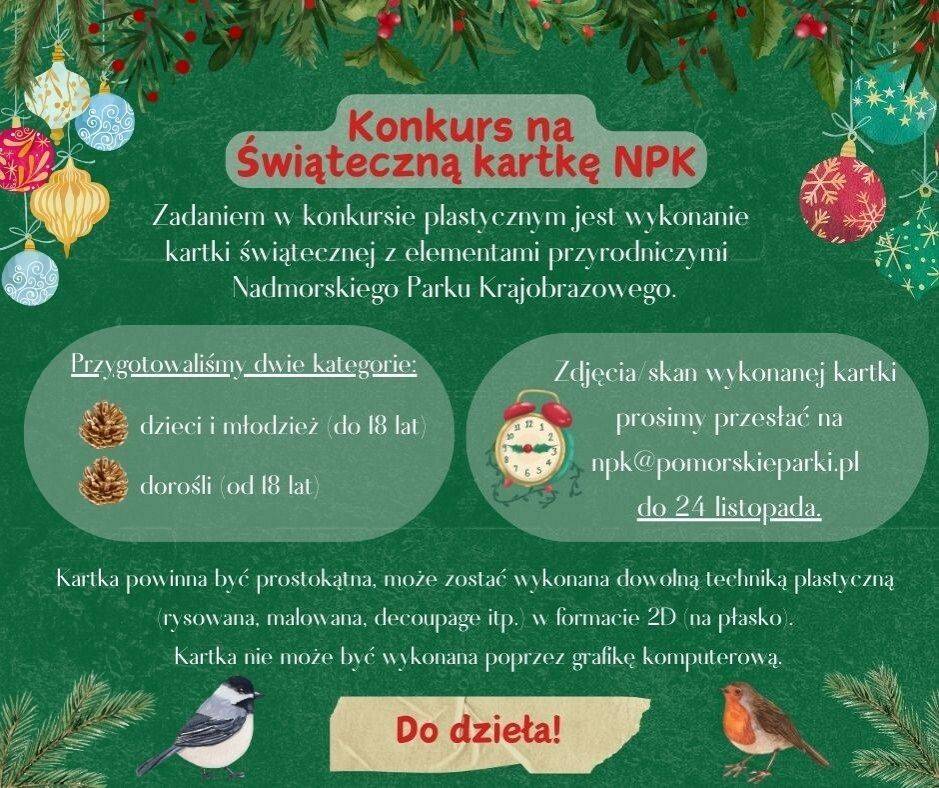 Grafika 1: Konkurs na kartkę świąteczną