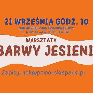 Zapraszamy na warsztaty Barwy jesieni grafika