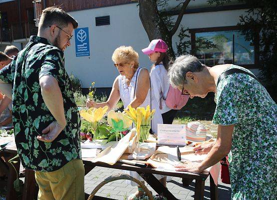 Efektem prac z młotkiem i roślinami była piękna torba w botaniczne wzory (fot. MB)