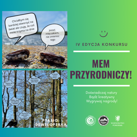 CIEE w Gdańsku zaprasza na IV edycję konkursu "Mem przyrodniczy" grafika