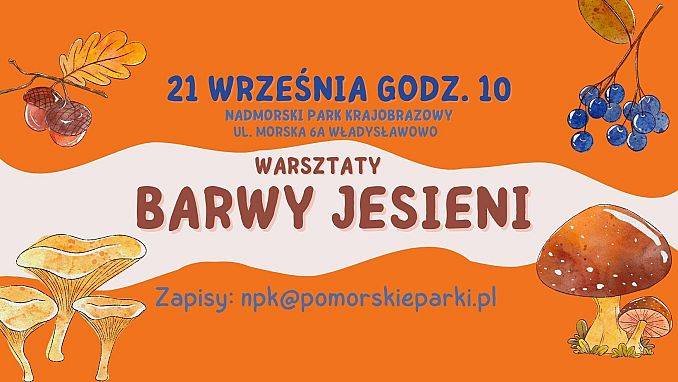 Zapraszamy na warsztaty Barwy jesieni grafika