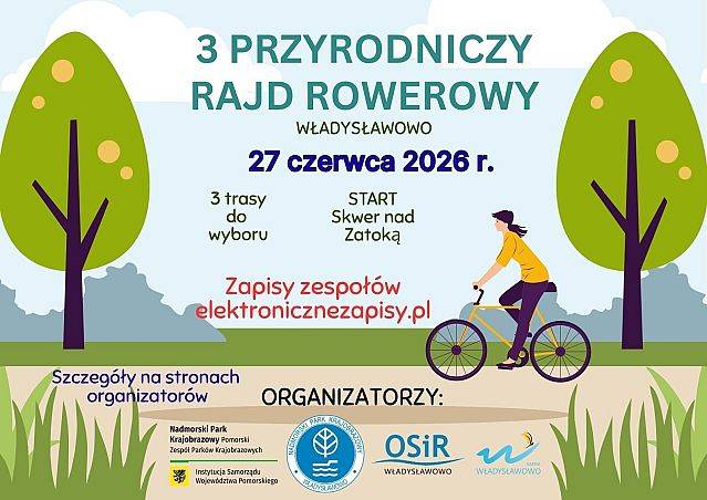 Grafika 3 Przyrodniczy Rajd Rowerowy - Zaproszenie